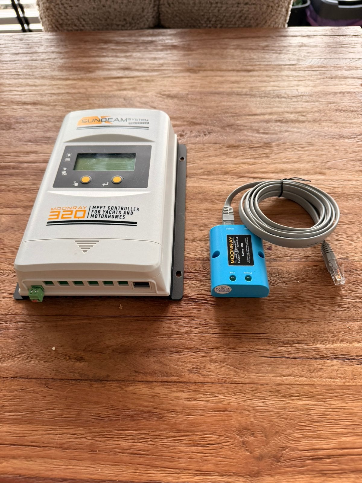 Zonnepaneel controller Sunbeam MoonRay MPPT tot 320W, Ophalen of Verzenden, Zo goed als nieuw