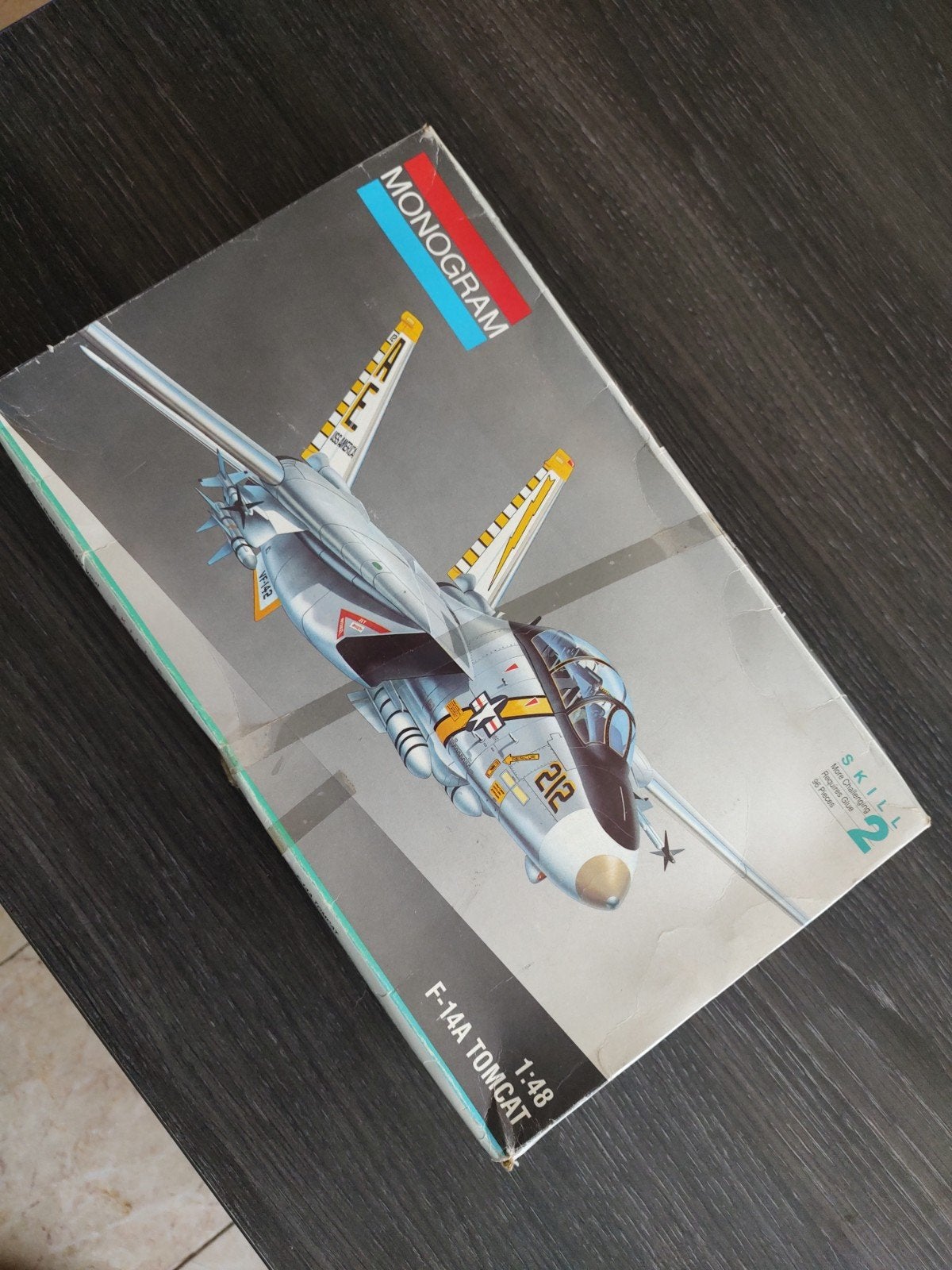 Monogram 5803 F-14A Tomcat 1:48, Overige merken, Ophalen of Verzenden, Zo goed als nieuw, Groter dan 1:72