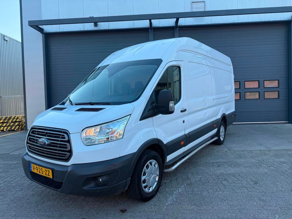 Ford Transit 350 2.0 TDCI L4H3 Trend, Auto's, 4 cilinders, Wit, Bedrijf, Ford