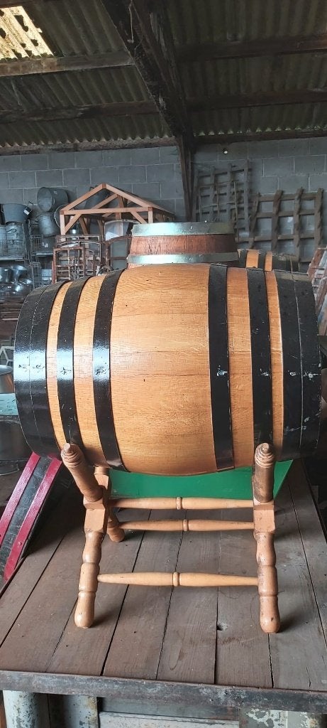 Vintage Houten Wijnvat 50 L incl. kraan en bok, Ophalen, Nieuw, BarrelAtelier, Info@barrelatelier.nl