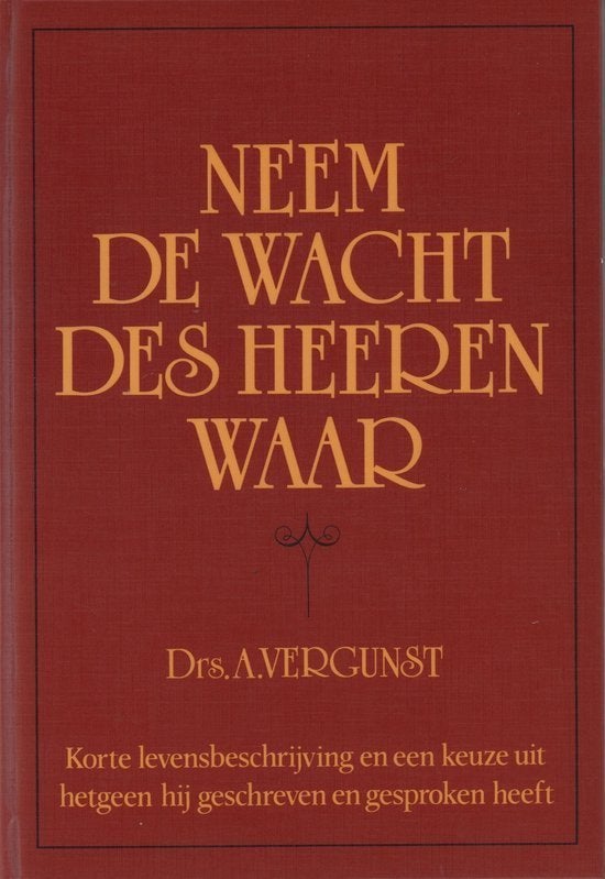 Drie boeken van en over Drs. A. Vergunst, Ophalen of Verzenden, Gelezen, Drs. A. Vergunst, Christendom | Protestants