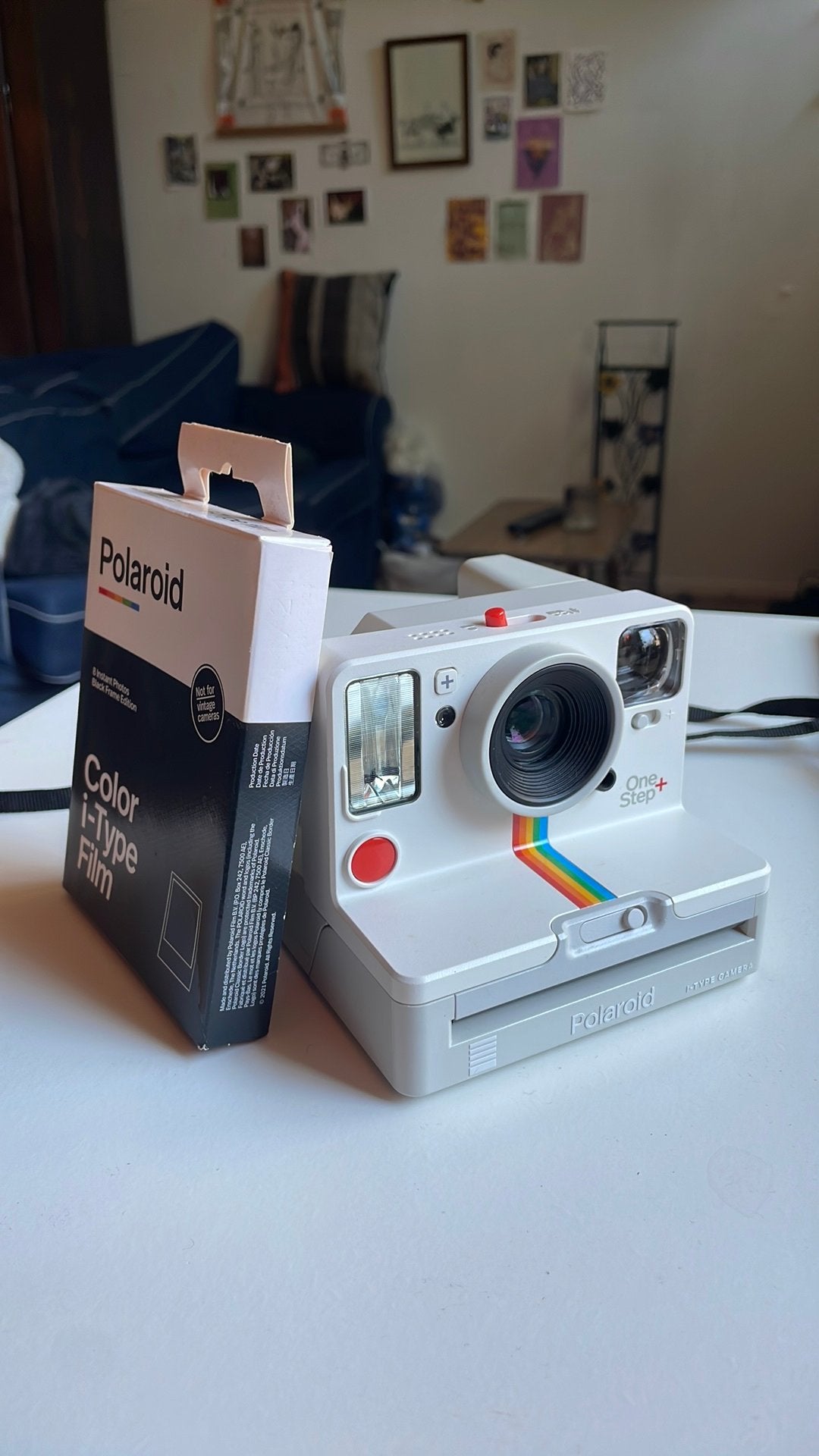 Polaroid One Step plus + film, Ophalen of Verzenden, 1980 tot heden, Fototoestel