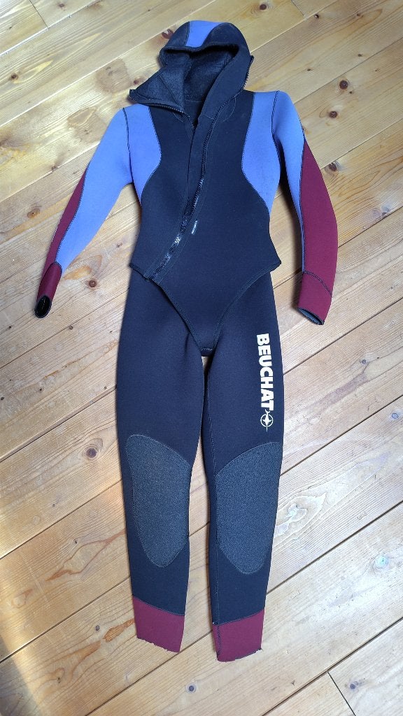 Dames duikpak M - Beuchat - semi droog - 5 mm, Watersport en Boten, Ophalen, Gebruikt, Duikpak