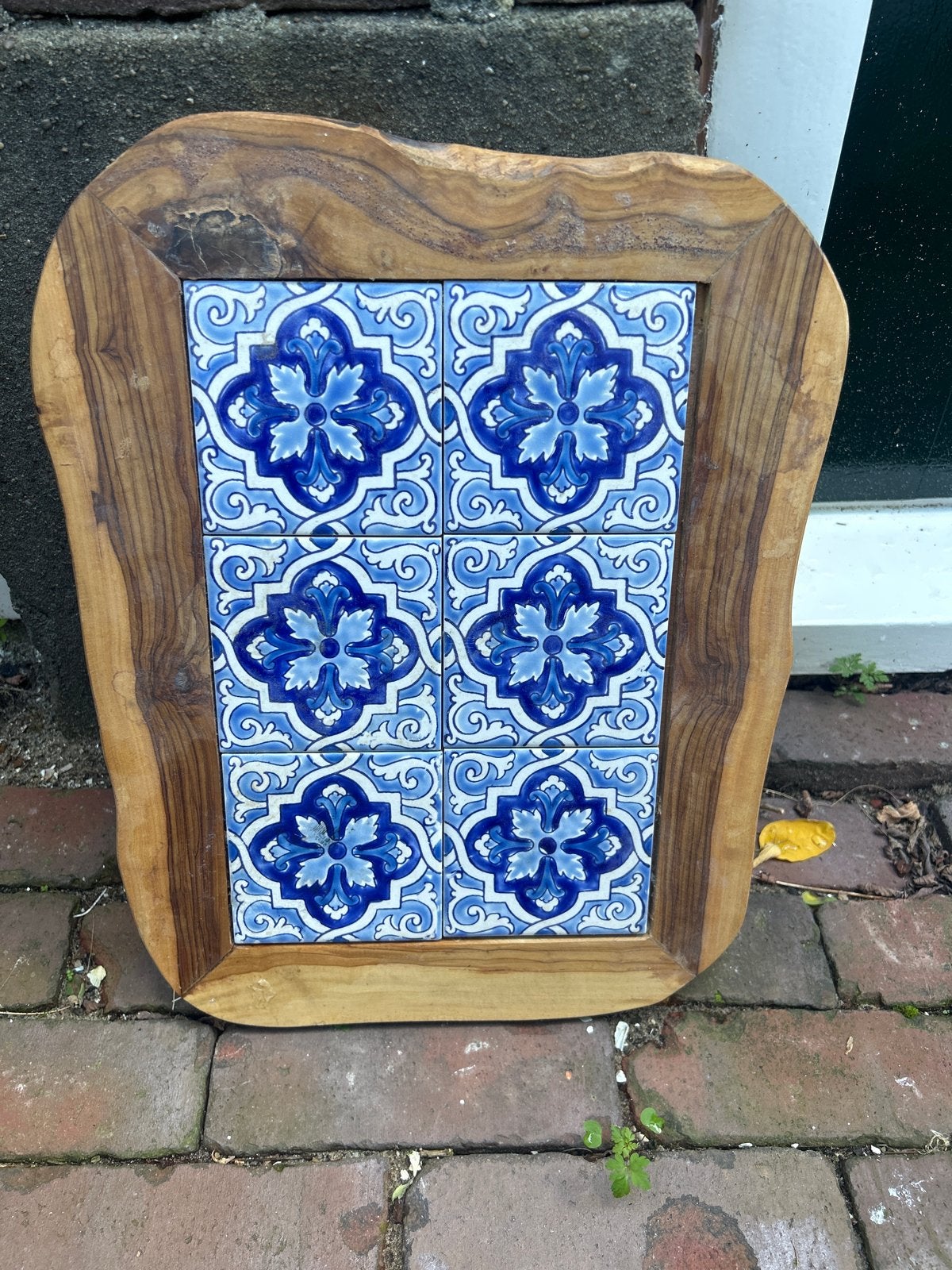 Decoratief dienblad met Portugese tegels, Ophalen of Verzenden