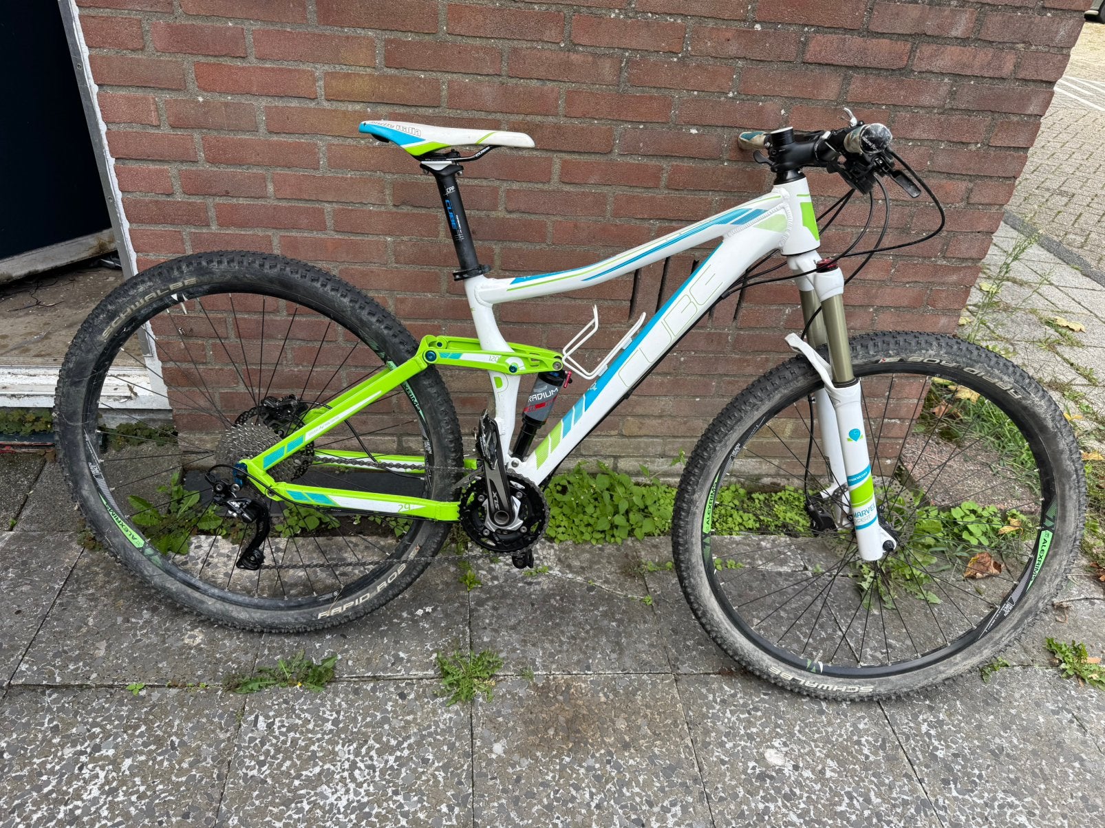 Cube sting wls maat s opknapper, Fietsen en Brommers, Gebruikt, Fully, 49 tot 53 cm, Schijfrem