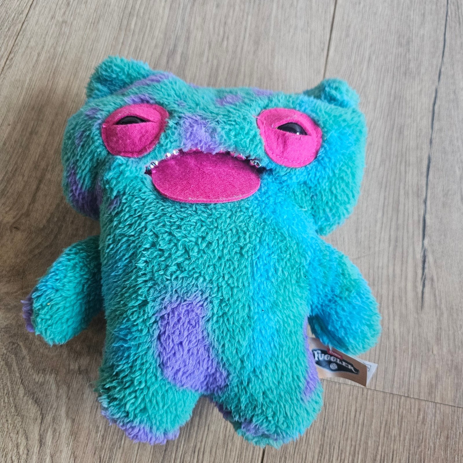 fuggler 19cm + oren = 22cm blauw groen en paars, Ophalen of Verzenden