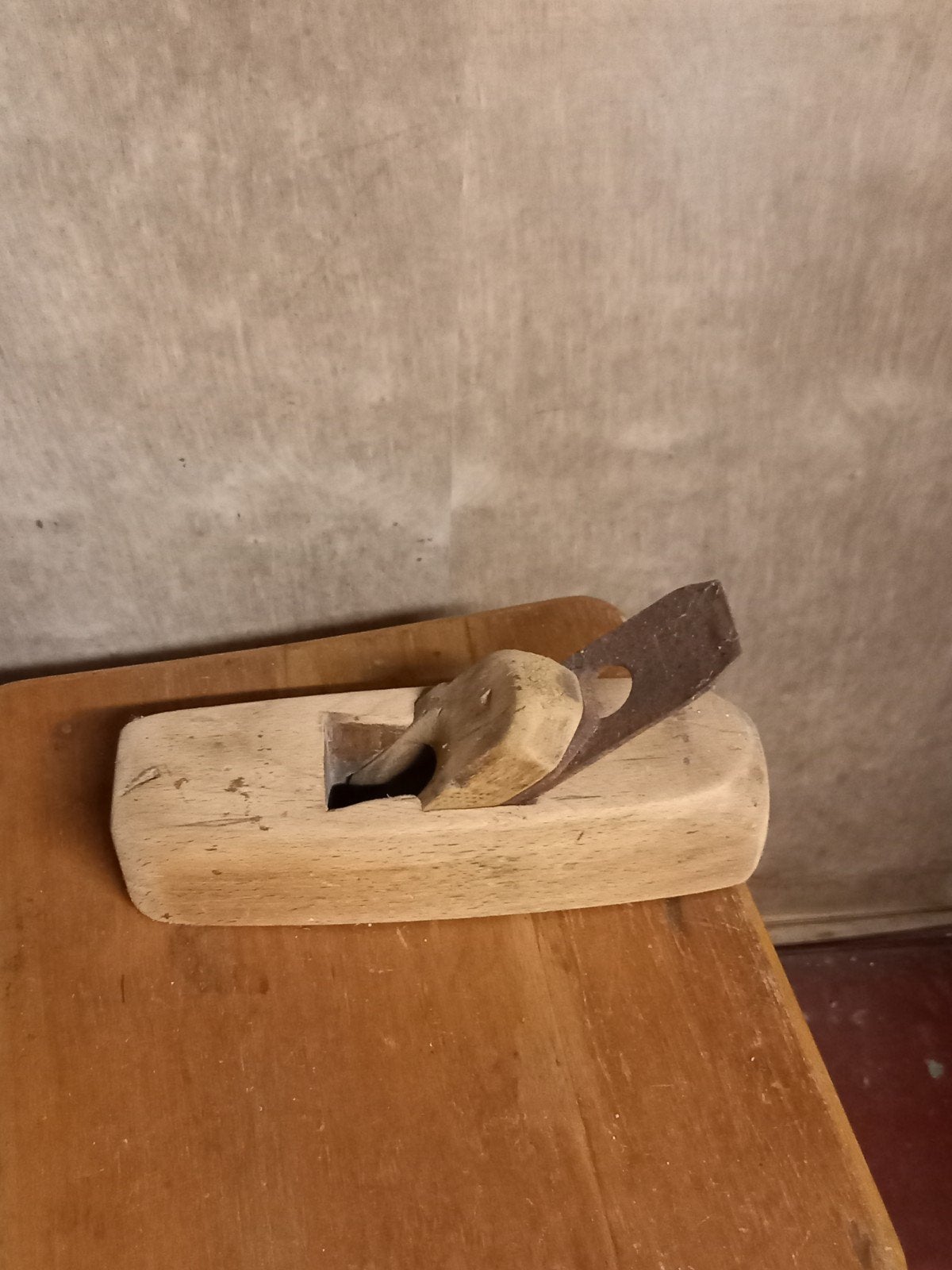 Oude houten schaaf - Vintage gereedschap, Ophalen of Verzenden