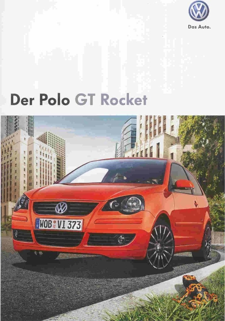 Volkswagen Polo GT Rocket (okt. 2008) met bijlage, Ophalen of Verzenden, Nieuw, Volkswagen