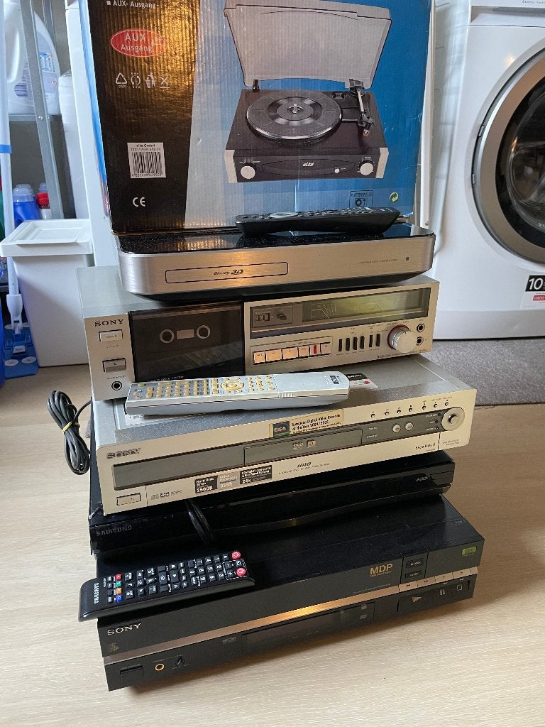 Partij Elektronische apparaten, Ophalen, Audio en Video