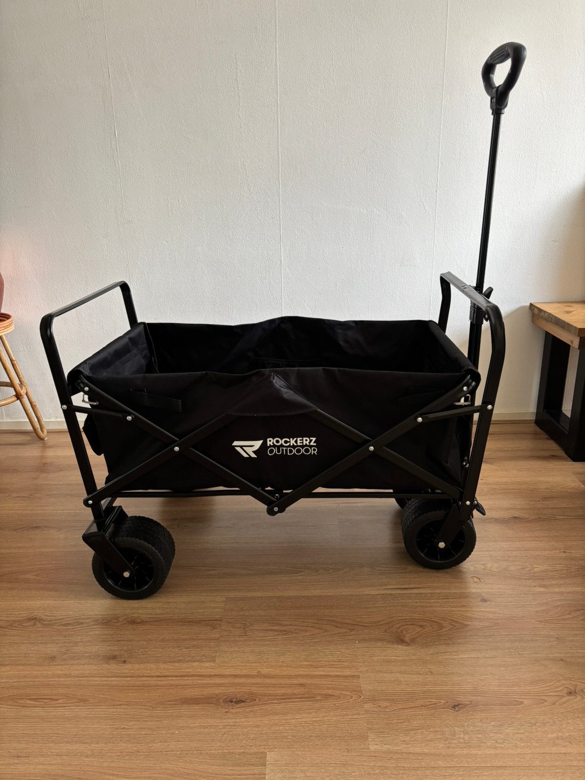 Rockerz Bolderkar – Opvouwbaar & Extra Ruim (120L), Caravans en Kamperen, Bolderkarren, Nieuw, Opvouwbaar, Ophalen