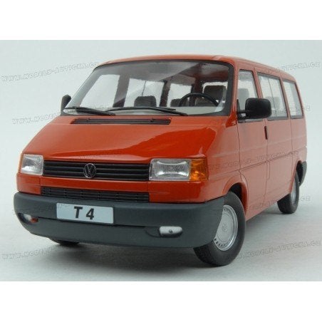 KK SCALE VW T4 BUS ROOD 1;18, Ophalen of Verzenden, Nieuw, Overige merken