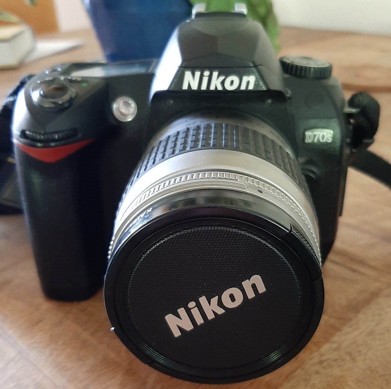 Nikon D70s Spiegelreflexcamera - Compleet met lens, Ophalen, Gebruikt, Nikon, Geen optische zoom