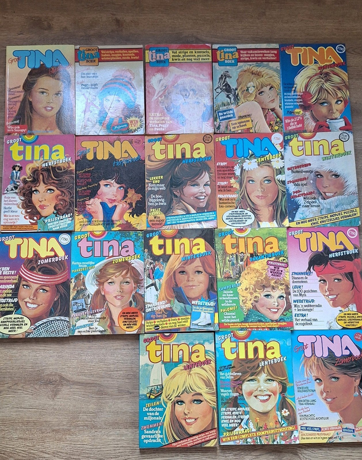 Tina stripboeken, Meerdere comics, Ophalen of Verzenden, Gelezen, Europa