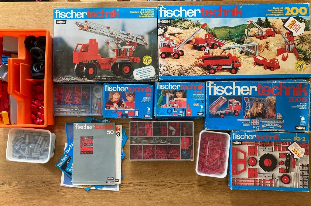 Fischertechniek, Kinderen en Baby's, Speelgoed | Bouwstenen, Ophalen, Gebruikt, Overige merken