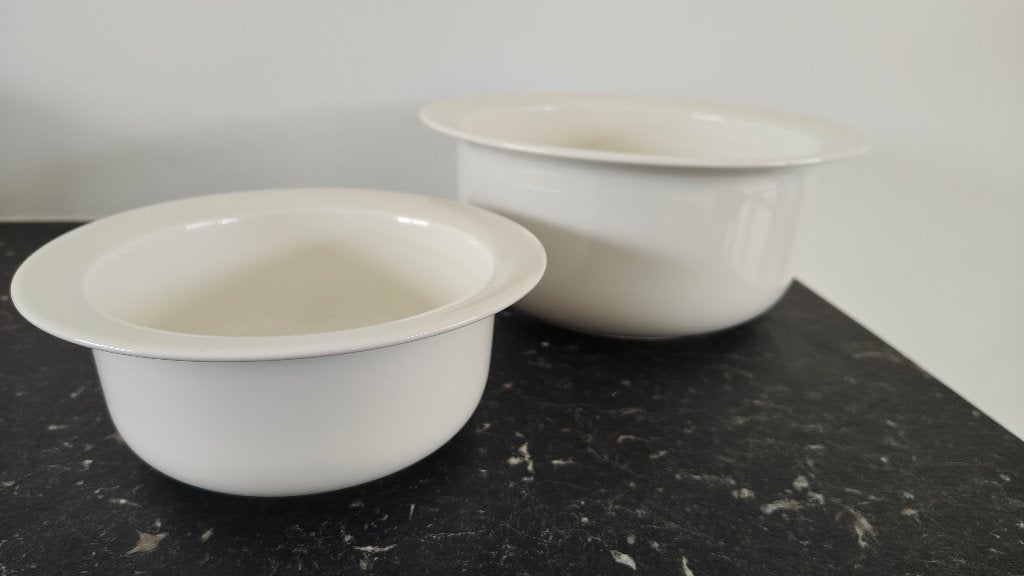 2 schalen Arabia Arctica wit, uitstekende staat, Huis en Inrichting, Keuken | Servies, Arabia, Ophalen of Verzenden, Overige stijlen