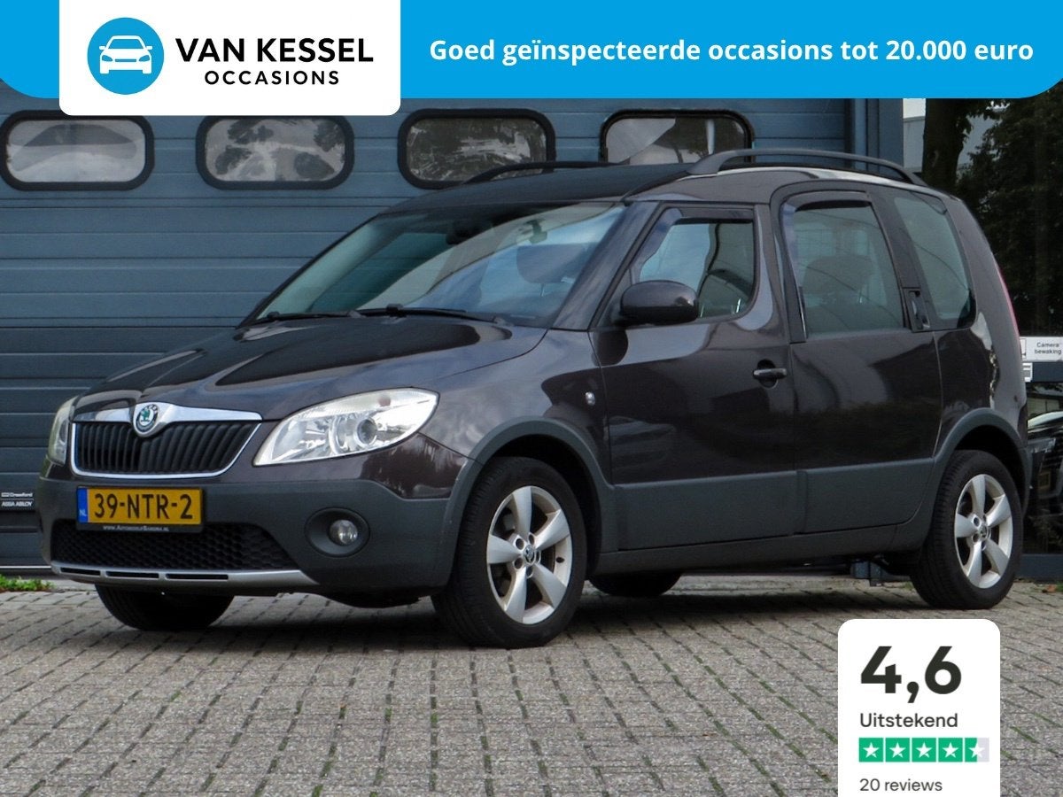 Skoda Roomster 1.2 TSI Ambition | Airco | Cruise | NAP, Voorwielaandrijving, Euro 5, Gebruikt, 4 cilinders