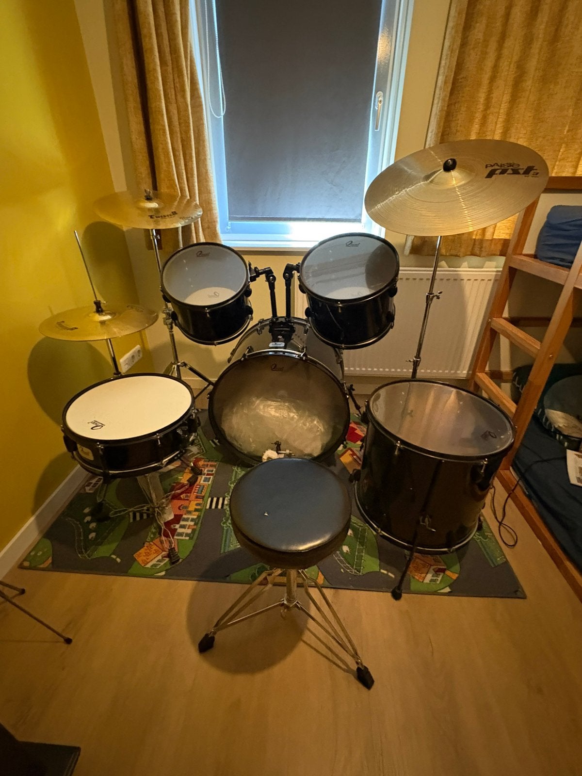 Drumstel, Muziek en Instrumenten, Ophalen, Gebruikt, Overige merken