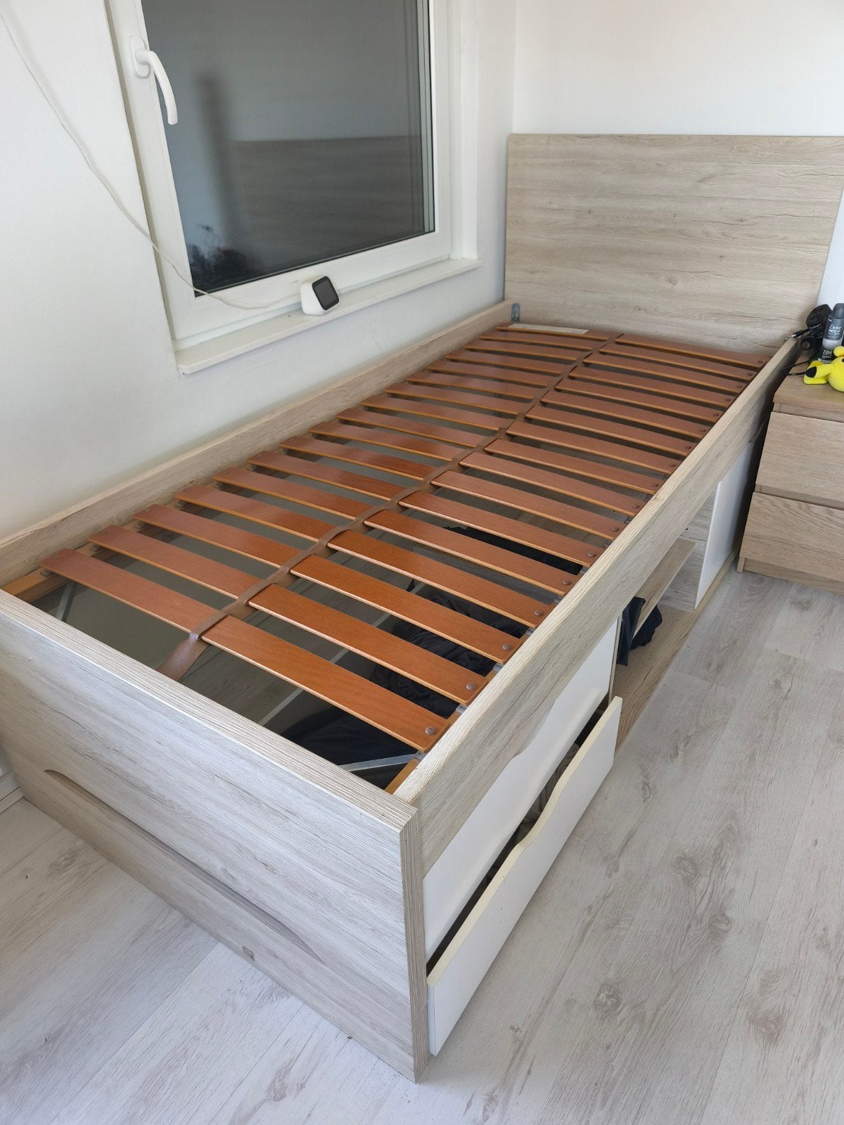 eenpersoonsbed, Ophalen, Gebruikt, 90 cm, Eenpersoons