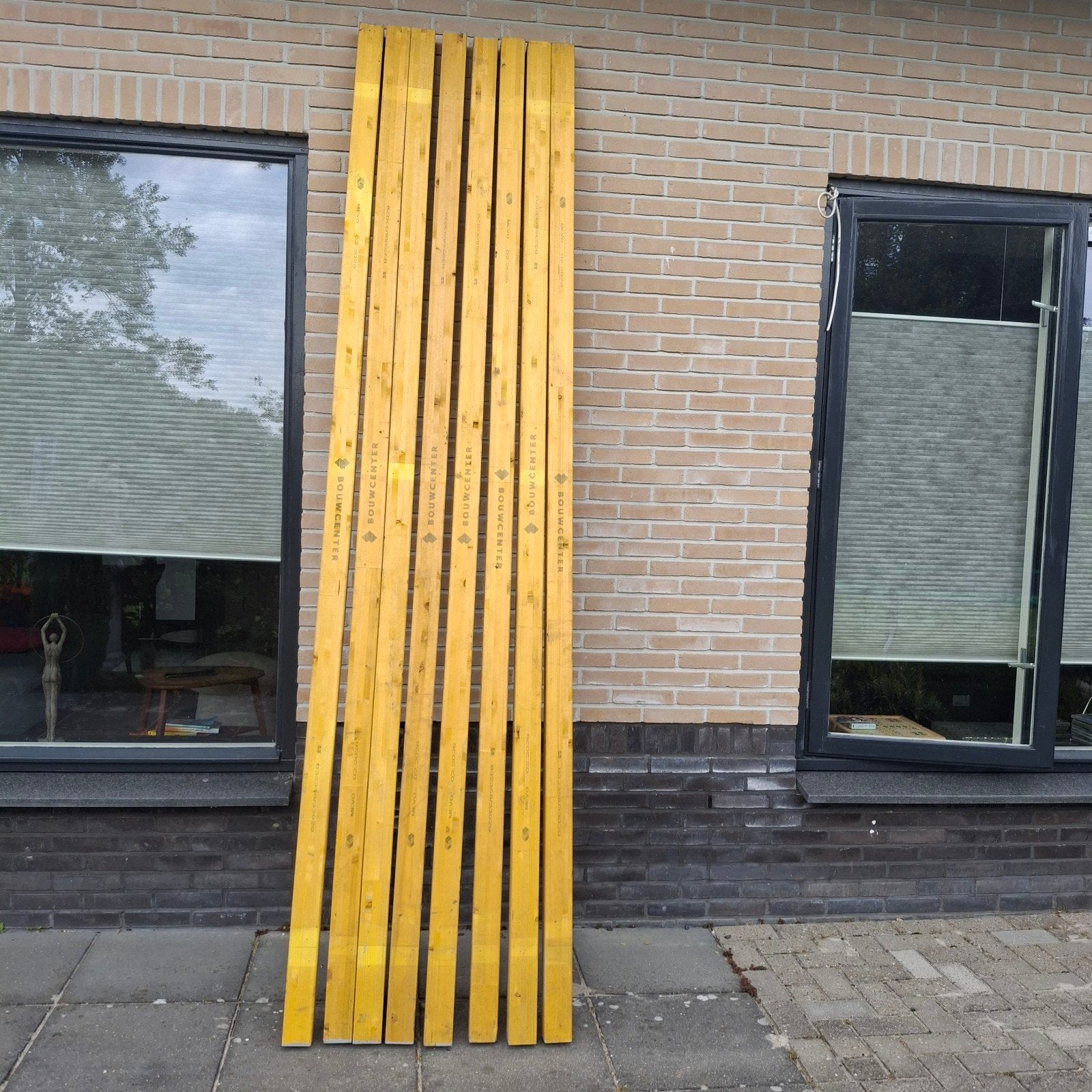 8x Metselprofiel  - 2.95 mtr - 1x gebruikt, Ophalen, Nieuw, 250 tot 300 cm, 50 mm of meer