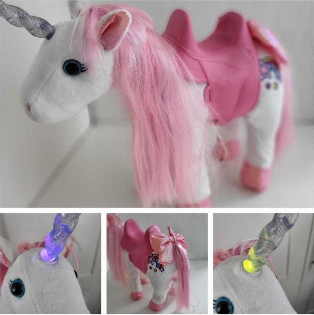 Baby Born Unicorn Eenhoorn Paardje met Geluid Licht Babyborn, Ophalen of Verzenden, Zo goed als nieuw