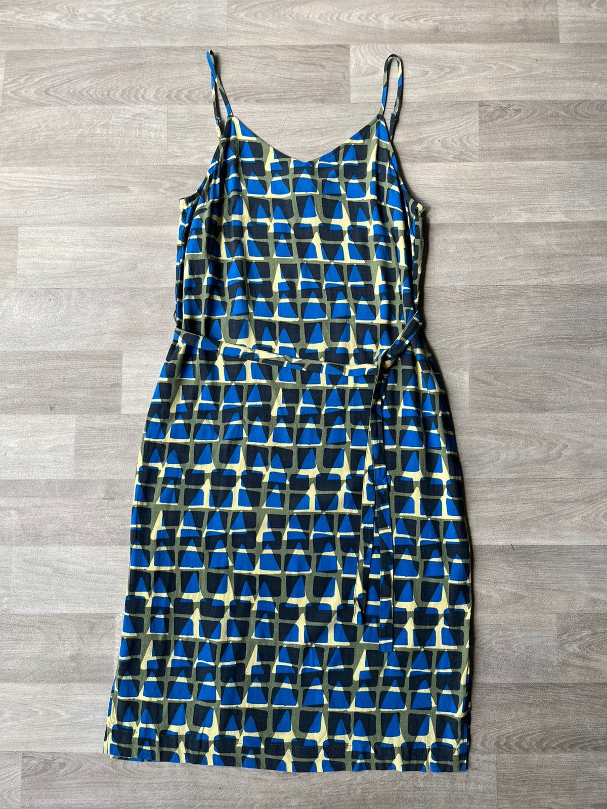 NIEUW Zilch zomerjurkje met print Maat S (36) blauw groen, Nieuw, Ophalen of Verzenden, Maat 36 (S), Boven de knie