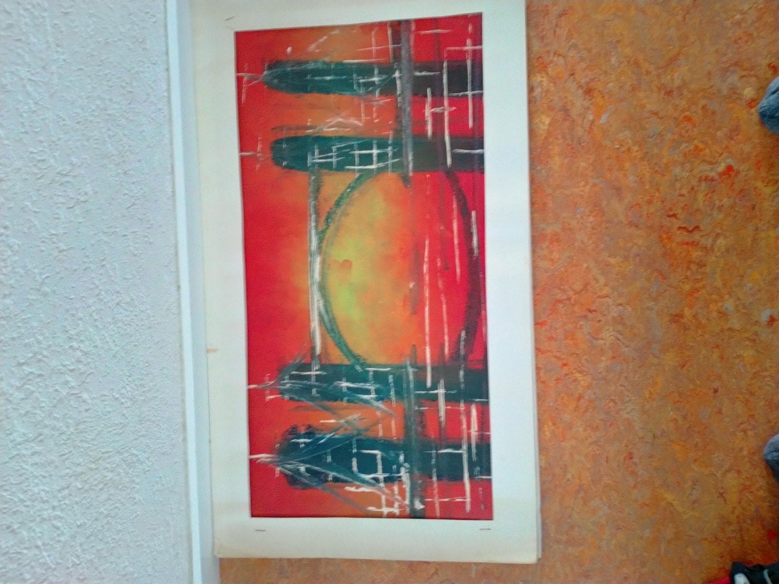 Olieverf prints in passe-partout, Antiek en Kunst, Ophalen