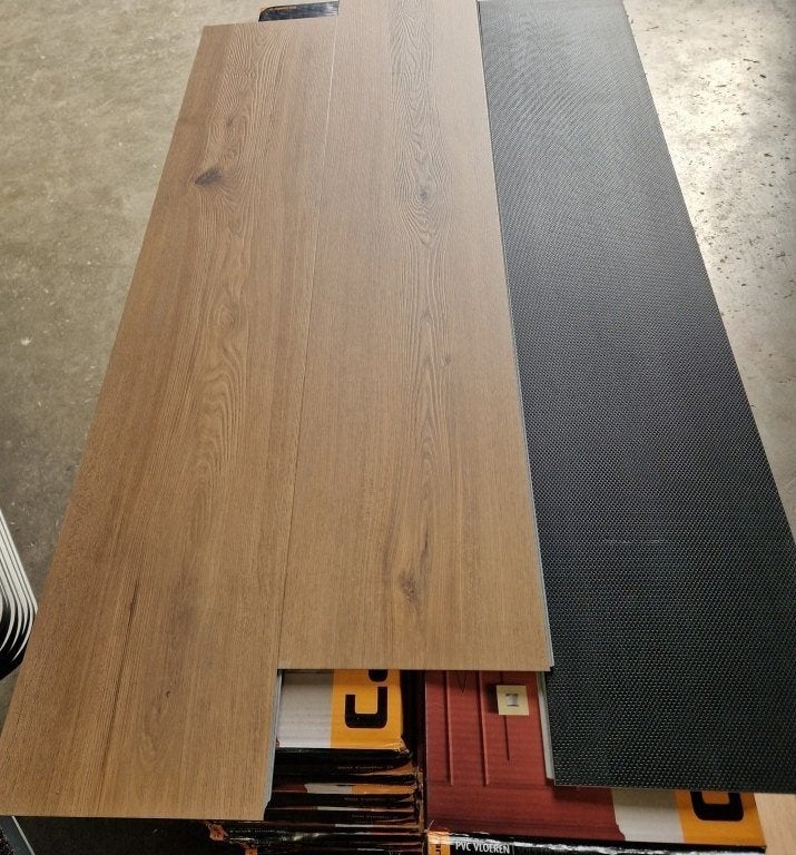 54 m2 CanDo Klik PVC Feel Plank XB. Portugees Eiken, Ophalen, Nieuw, Info.nl@deli-home.com, 50 tot 75 m²