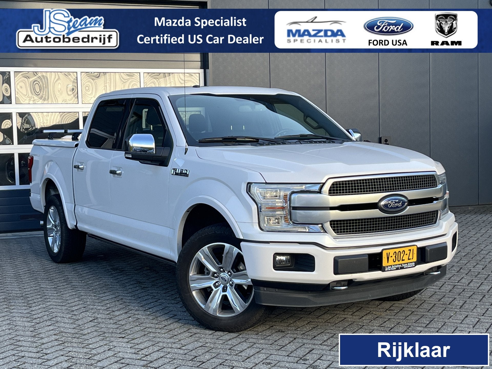 Ford USA F-150 Platinum EcoBoost 370PK SuperCrew | LPG | Laa, 12 maanden, Gebruikt, F-150, Wit