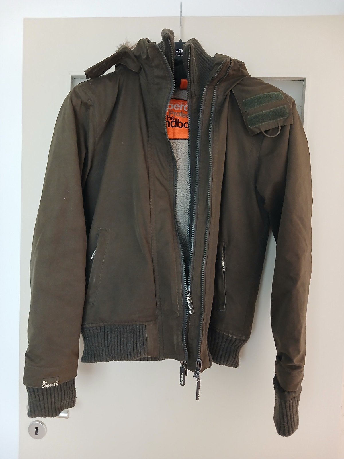 SUPERDRY WINDBOMBER ZGAN, Ophalen of Verzenden, Zo goed als nieuw, Groen