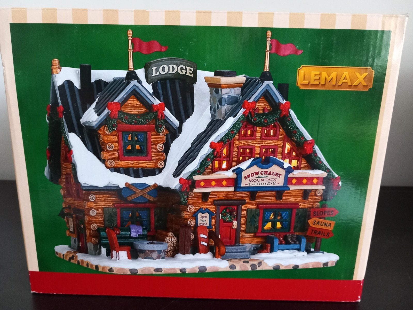 Lemax lodge snow chalet mountain lodge, Ophalen of Verzenden