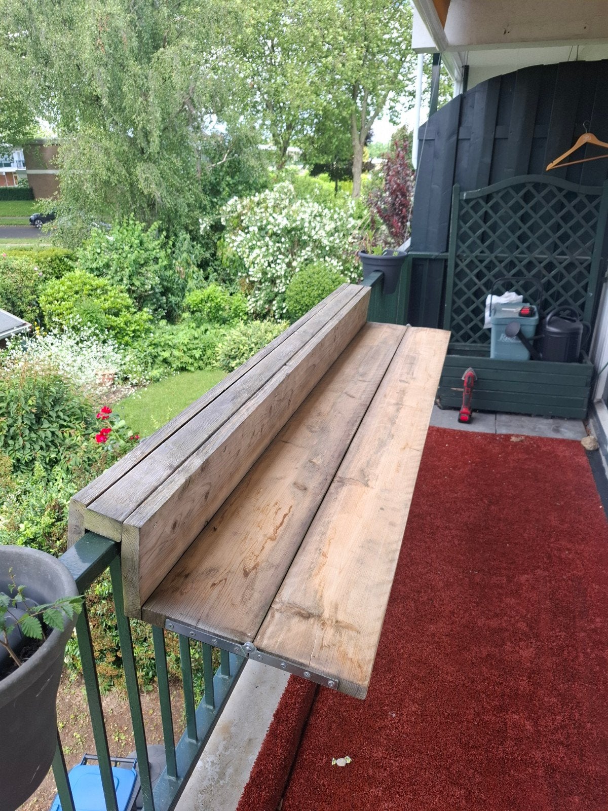 Balkontafel, Tuin en Terras, Ophalen of Verzenden, Rechthoekig
