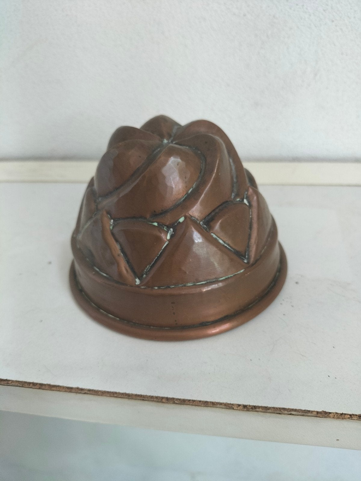 Antieke Koperen Puddingvorm - Decoratieve Keukenaccessoire, Ophalen