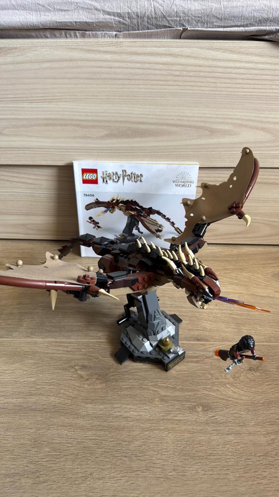 LEGO Harry Potter Hongaarse Hoornstaart Draak 76406, Lego, Harry Potter, Ophalen of Verzenden, Zo goed als nieuw