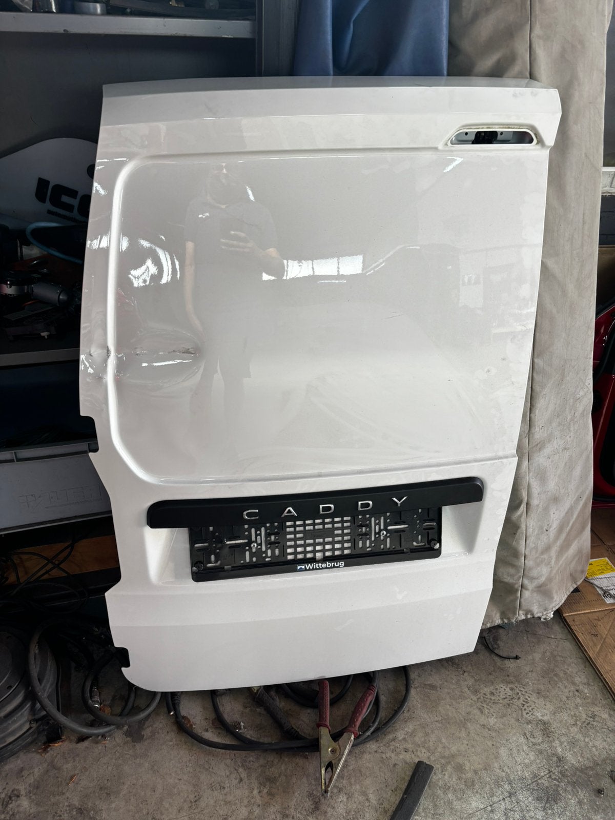 Volkswagen Caddy achter deur links met lichte schade, Ophalen of Verzenden, Achter, Deur
