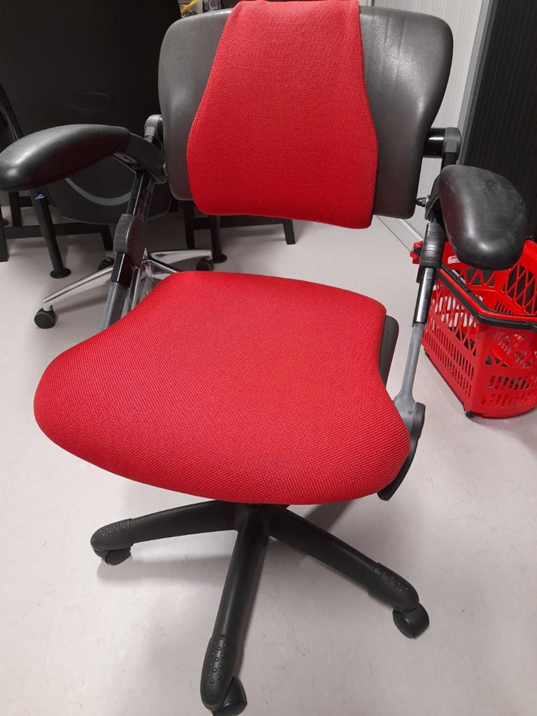 Hag bureau stoel Scandinavisch desing, Ophalen, Gebruikt, Zwart