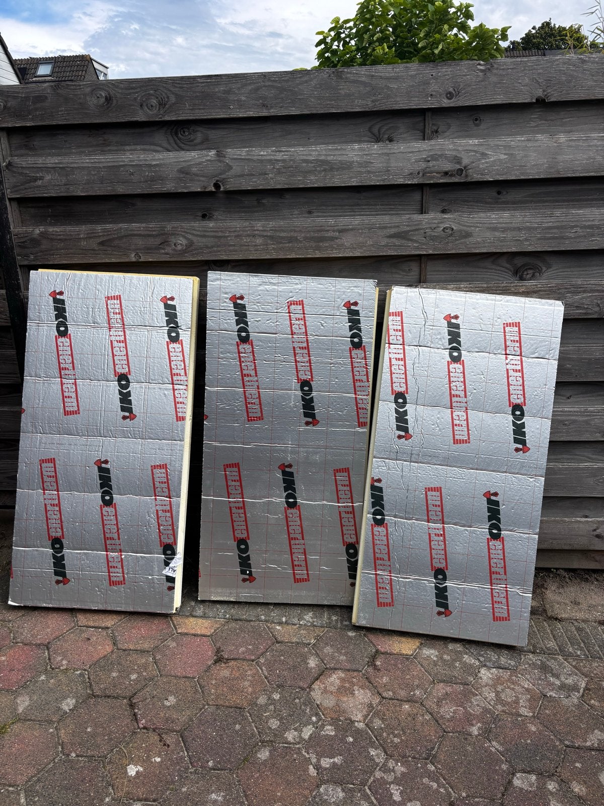 IKO PIR Isolatieplaat enertherm, Nieuw, Hardschuim (Pir), Vloerisolatie, 8 tot 12 cm