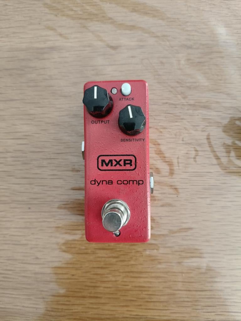 MXR Dyna Comp Mini M 291 compressor met doosje en drukwerk, Muziek en Instrumenten, Ophalen of Verzenden, Zo goed als nieuw, Compressor