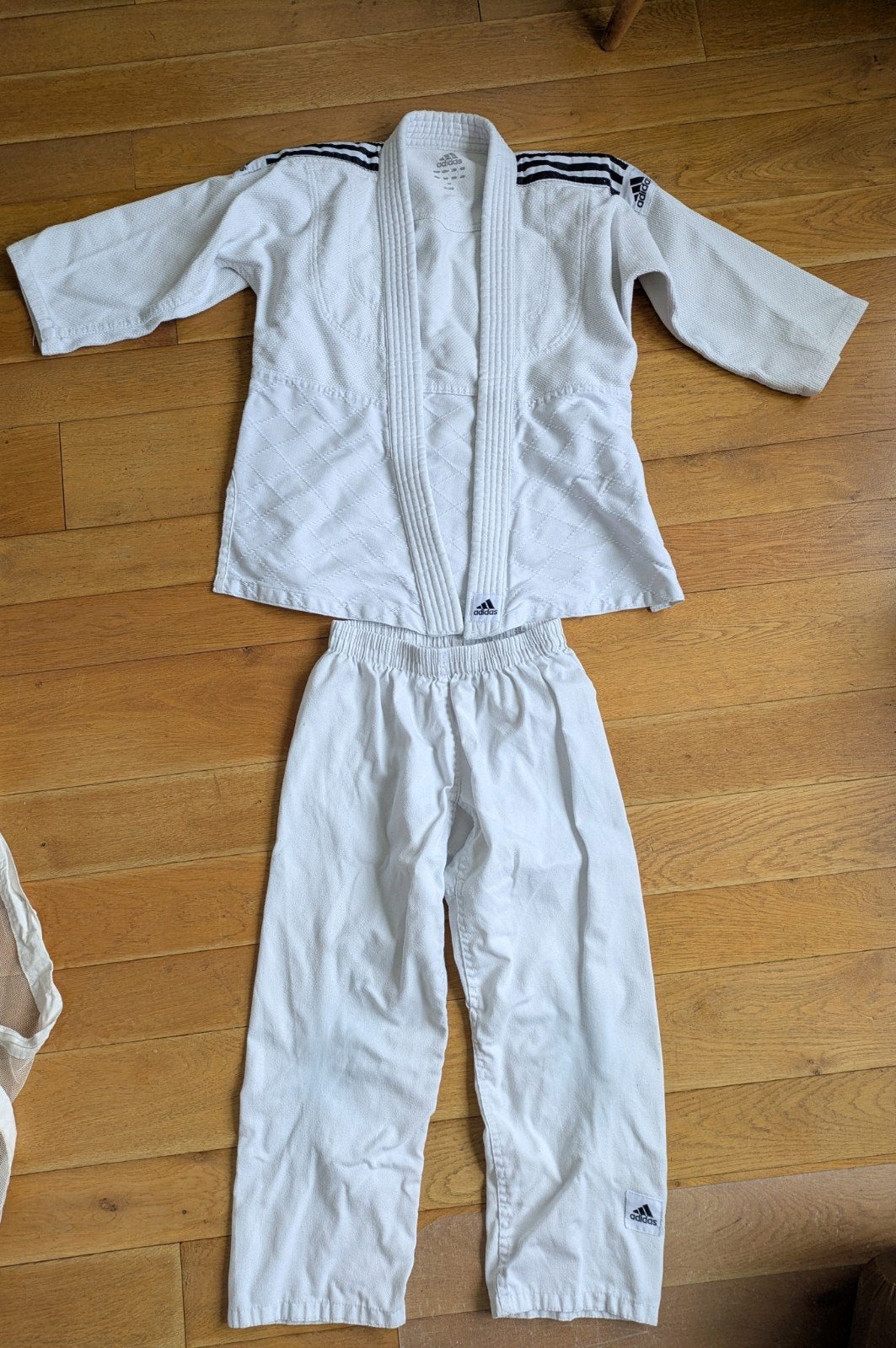 adidas judo pak 140, Gebruikt, Maat XS of kleiner, Judo, Vechtsportpak