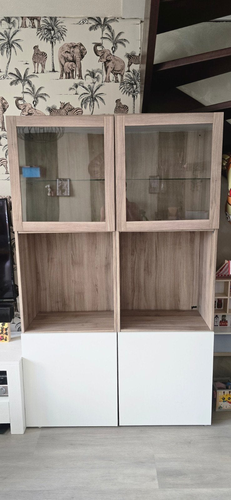 2 hoge kasten, Huis en Inrichting, Kasten | Wandmeubels, Ophalen, Met deur(en), Minder dan 150 cm, 150 tot 200 cm