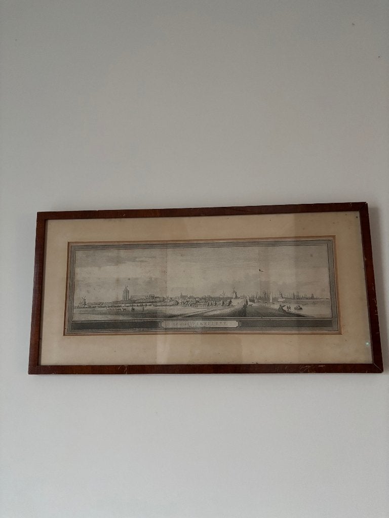 Lithografie van Zierikzee, Ophalen of Verzenden