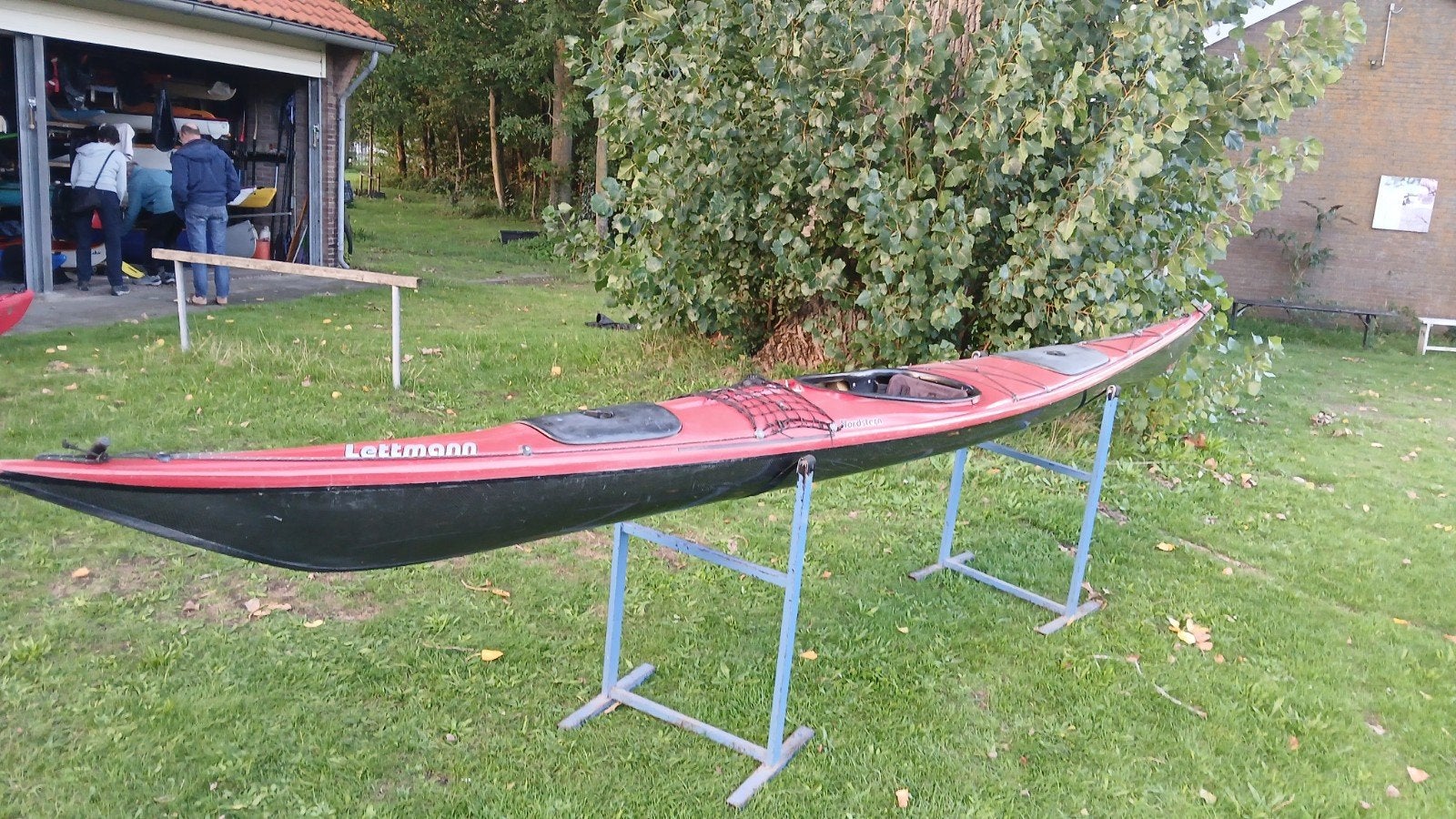 Lettmann Nordstern Carbon Zeekajak lengte 550 cm, Watersport en Boten, Ophalen of Verzenden, Gebruikt, Eén persoon, Zeekano