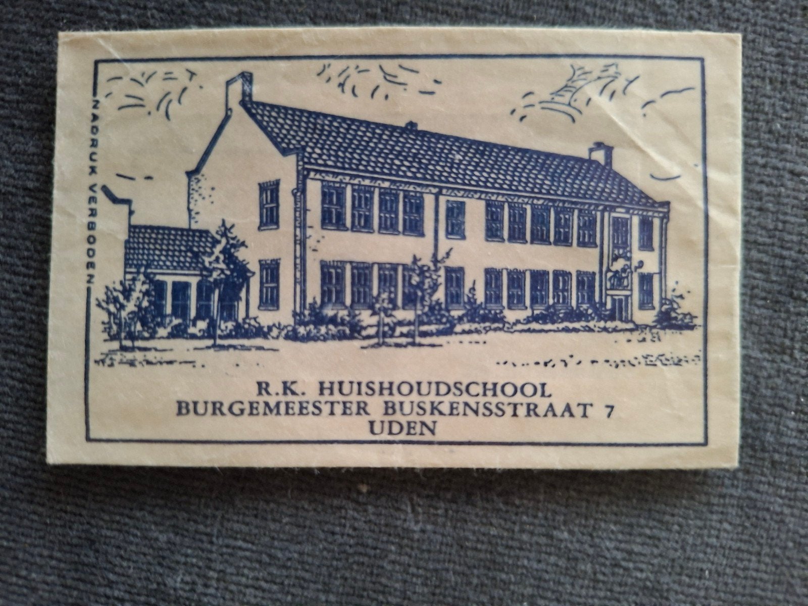 Uden, R.K. Huishoudschool Burg.Buskensstraat, Verzenden, Nederland