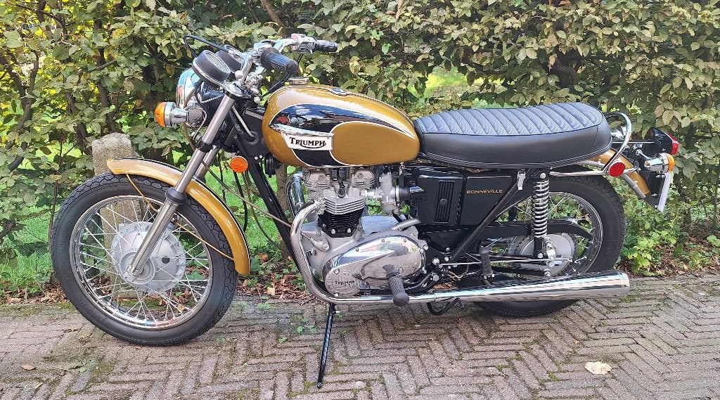 1971 Triumph Bonneville T120R  N I E U W S T A A T, Motoren, 2 cilinders, Motorrijbewijs A, Gebruikt, Toermotor