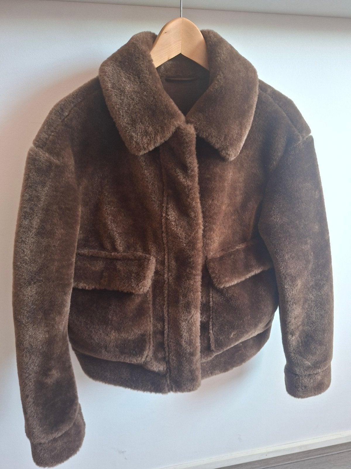 bruin damesjas maat M, Ophalen, Zo goed als nieuw, Maat 38/40 (M), Bruin