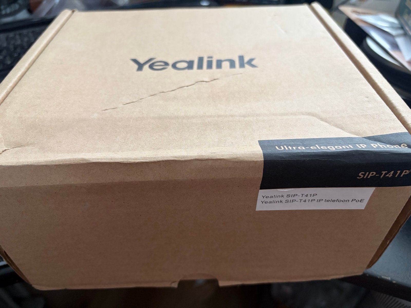 Yealink SIP-T41P Ultra-elegant IP Telefoon PoE, Ophalen of Verzenden, Nieuw, 1 handset