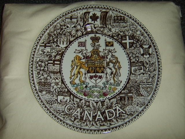 Vintage Wood & Sons Canada souvenirbord wandbord (jaren 50), Antiek en Kunst, Ophalen of Verzenden