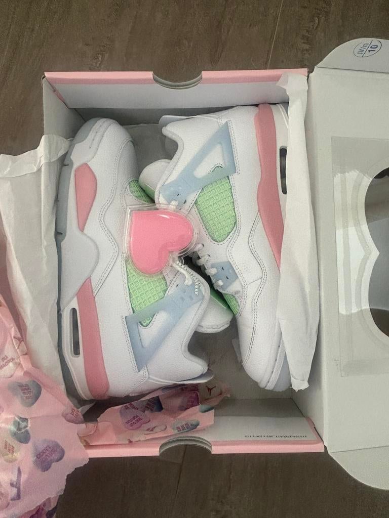 Jordan 4 maat 40, Kleding | Heren, Schoenen, Ophalen of Verzenden, Zo goed als nieuw, Wit