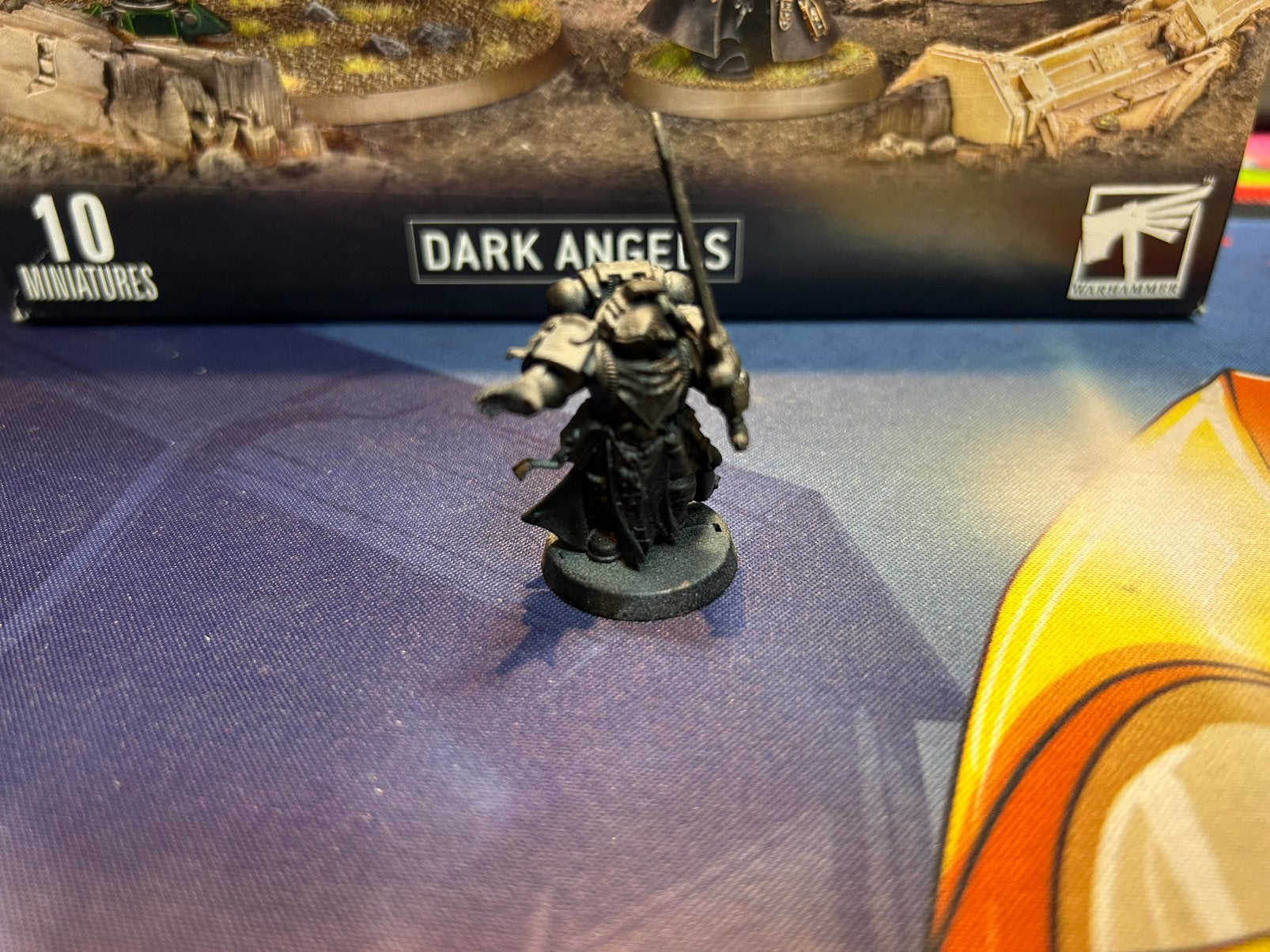 Warhammer 40k Dark Angels Librarian, Ophalen of Verzenden, Zo goed als nieuw, Warhammer 40000, Figuurtje(s)