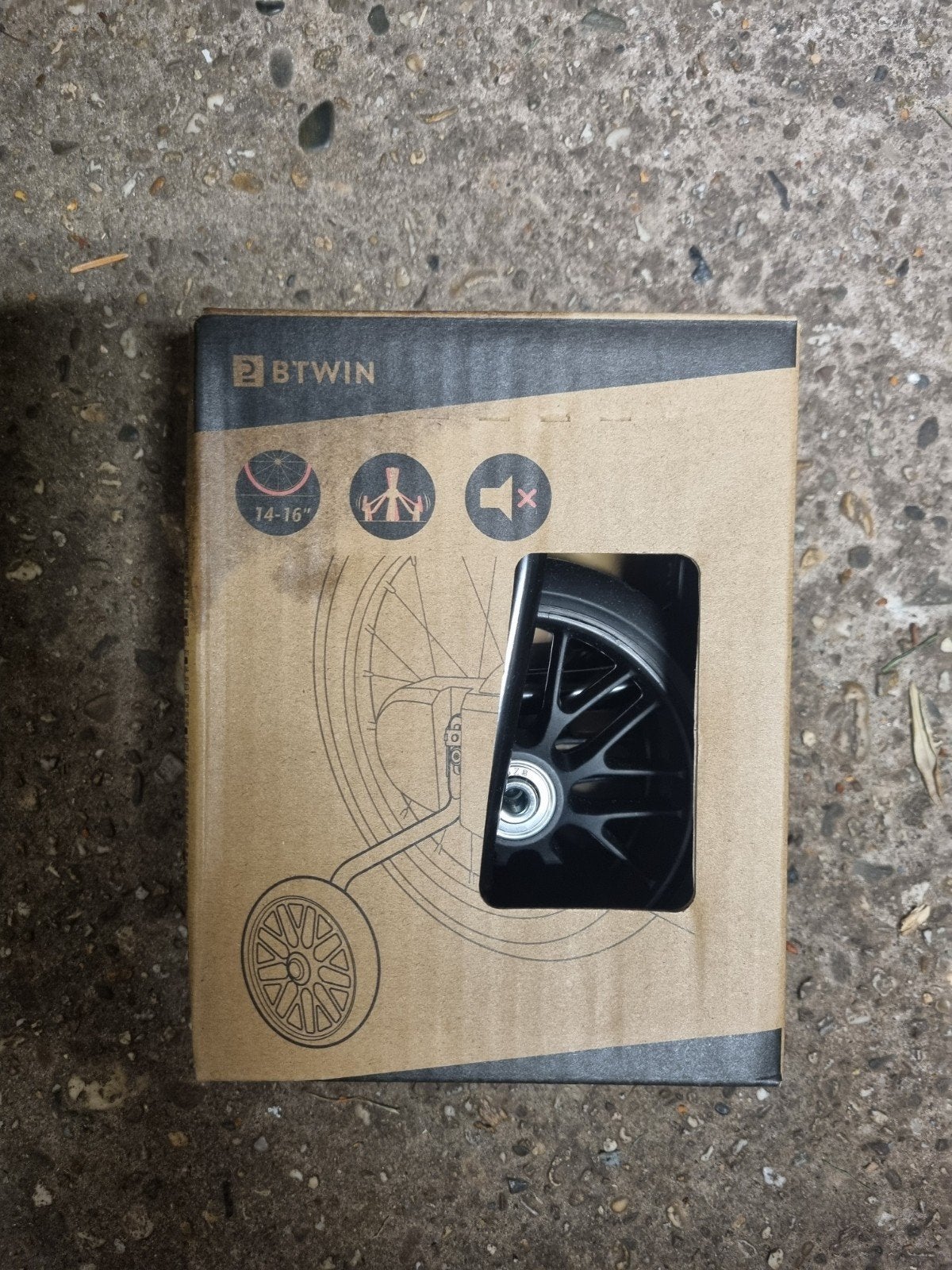 B'Twin zijwielen 14-16 inch - Nieuw in verpakking, Ophalen of Verzenden, Nieuw, B'Twin