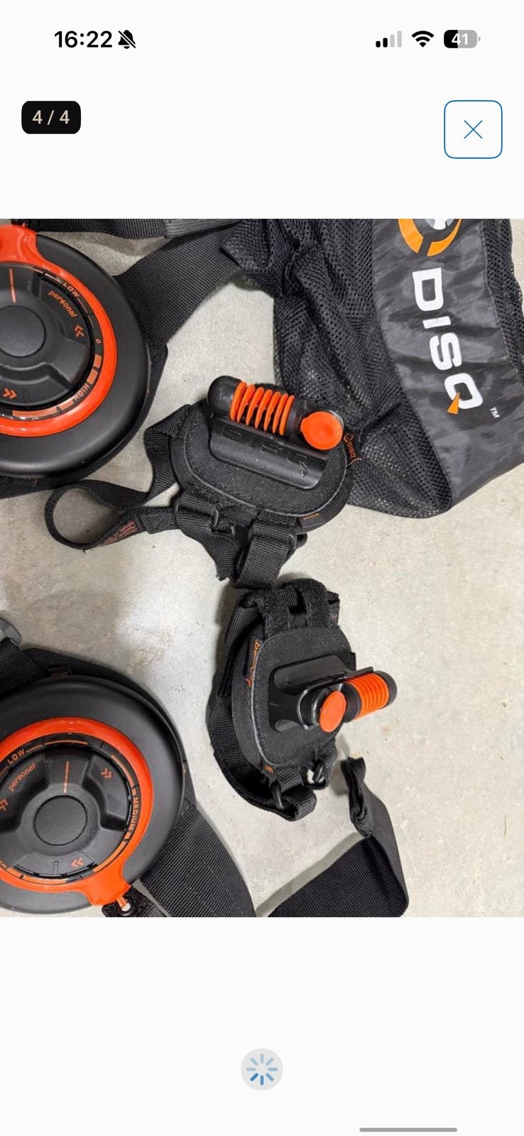 DISQ draagbare fitness trainingmateriaal!, Ophalen of Verzenden, Zo goed als nieuw